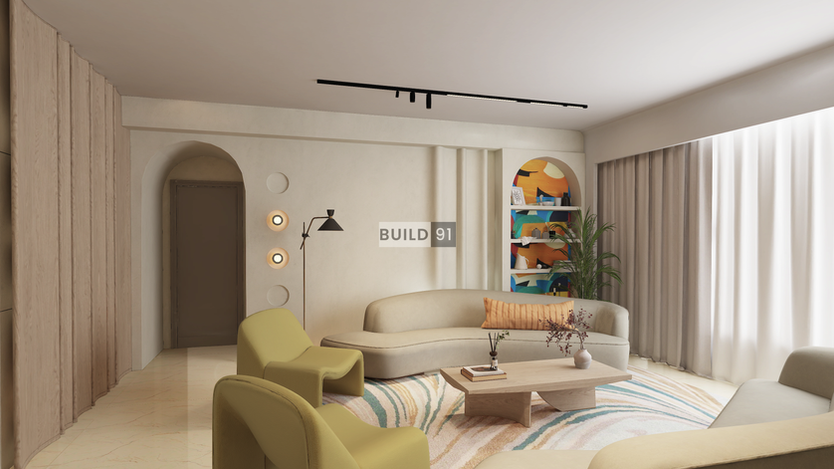 Interiors rendering 9